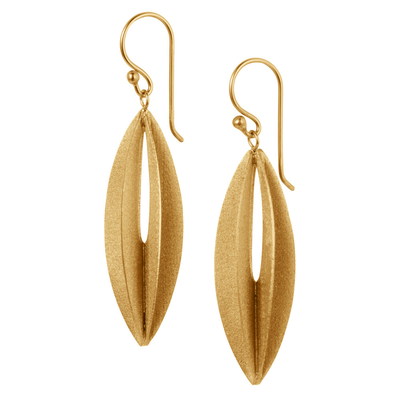 Photo of Elliptic Gold Earrings